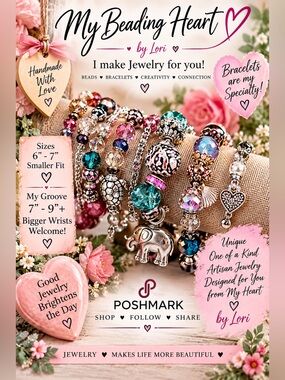 Artisan Multicolor Beaded Bracelet Stack by My Beading Heart